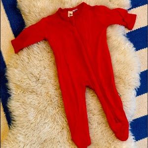 Kyte Baby red newborn onesie